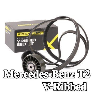 RIDEX PLUS مجموعة أحزمة V-Ribbed — Mercedes-Benz T2