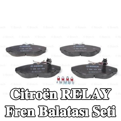 BOSCH Fren balatası seti 19, 4mm, gıcırtı önleyici plaka ile, cıvata/vida ile, aksesuarlarla — 2000 Citroën Relay