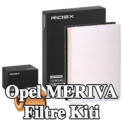 RIDEX Filtre kiti — 2003 Opel Meriva
