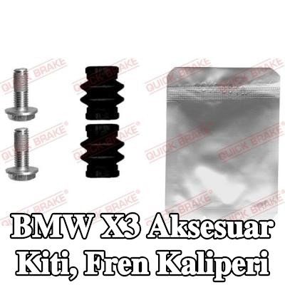 QUICK BRAKE Aksesuar Kiti, fren kaliperi — BMW X3