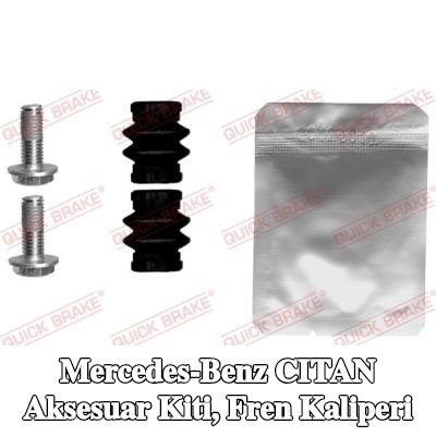 QUICK BRAKE Aksesuar Kiti, fren kaliperi — 2012 Mercedes-Benz Citan