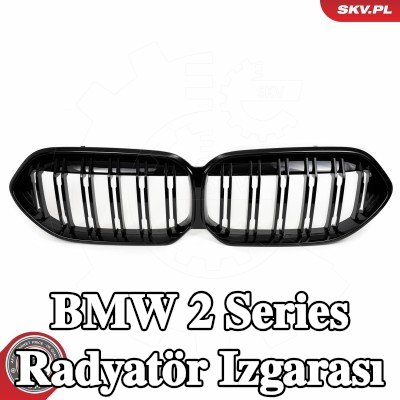 ESEN SKV Radyatör ızgarası, orta, Parlak, siyah — BMW 2 Series