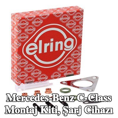 ELRING Montaj Kiti, conta/sızdırmazlık elemanları ile şarj cihazı, cıvata/vida ile — 1995 Mercedes-Benz C-Class
