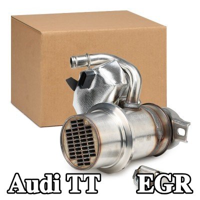 MAHLE مبرد EGR بدون حشية/مانع تسرب, مع صمام EGR — Audi Tt