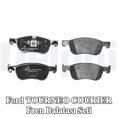 DELPHI Gıcırtı önleyici plakalı fren balatası seti, aksesuarsız — Ford Tourneo Courier