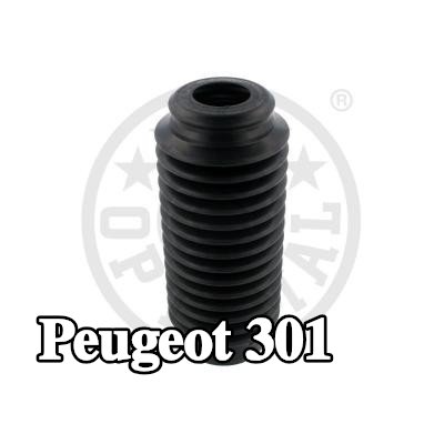 OPTIMAL غطاء غبار ممتص الصدمات للمحور الأمامي — Peugeot 301