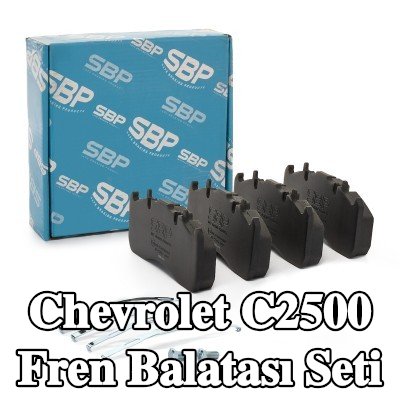 SBP Fren balatası seti Ön Aks, 29mm — 2000 Chevrolet C2500