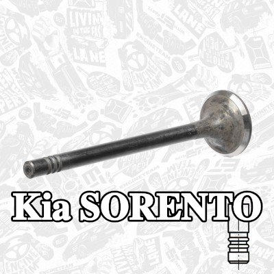 ET ENGINETEAM صمام العادم جانب العادم, غلاف بداخل أسود — 2002 Kia Sorento
