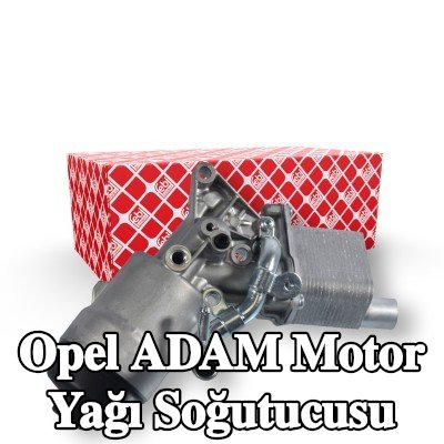 FEBI BILSTEIN Yağ Soğutuculu Motor Yağı Soğutucusu, yağ filtresi ile — Opel Adam