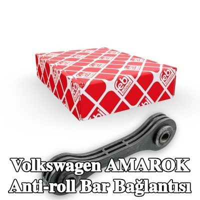 FEBI BILSTEIN Ön aks sol anti-roll bar bağlantısı, Ön Aks Sağ, 146mm, Plastik — Volkswagen Amarok