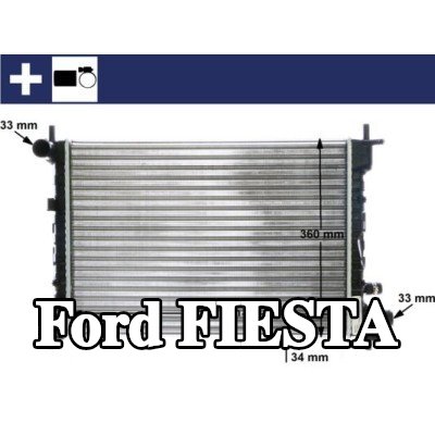 MAHLE مبرد المحرك مع مشبك, مع ملحقات, مع حامل — 2000 Ford Fiesta