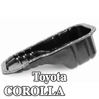 ACKOJA حوض الزيت مع سدادة تصريف الزيت, بدون حشية/مانع تسرب, مع حلقة مانعة للتسرب — 2000 Toyota Corolla