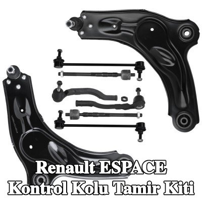 RIDEX Kontrol kolu tamir kiti Ön Aks Sol, Ön Aks Sağ, Alt, bilyeli mafsal ile, bağlantı çubuğu ile, lastik yatağı ile — 2002 Renault Espace