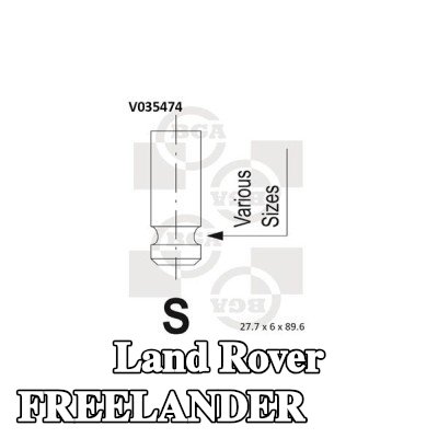 BGA صمام السحب — 2000 Land Rover Freelander