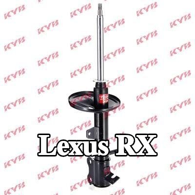 KYB ممتص الصدمات Excel-G, المحور الخلفي الأيسر, ضغط الغاز, دعامة نظام التعليق — 2000 Lexus Rx