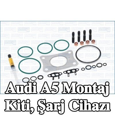 AJUSA Montaj Kiti, conta/sızdırmazlık elemanları ile şarj cihazı — Audi A5