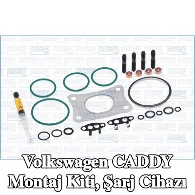 AJUSA Montaj Kiti, conta/sızdırmazlık elemanları ile şarj cihazı — Volkswagen Caddy