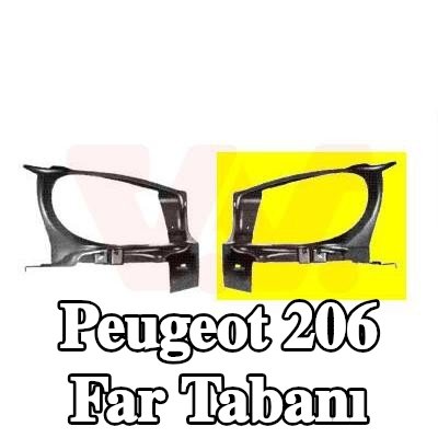 VAN WEZEL Far Tabanı Sol — Peugeot 206