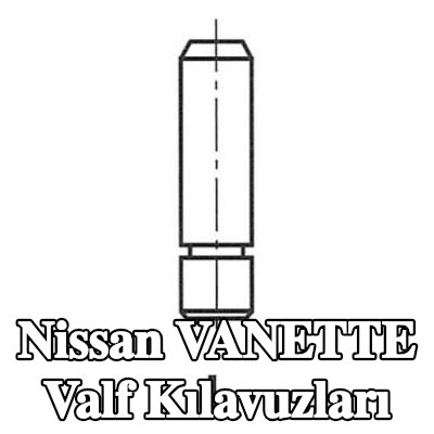 FRECCIA Valf Kılavuzları — Nissan Vanette