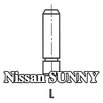 FRECCIA أدلة الصمامات — Nissan Sunny