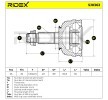 RIDEX Tekerlek tarafı CV mafsal kiti — 1997 Honda Legend (6)