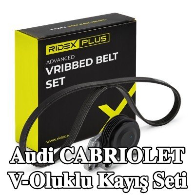 RIDEX PLUS V-Oluklu Kayış Seti — Audi Cabriolet