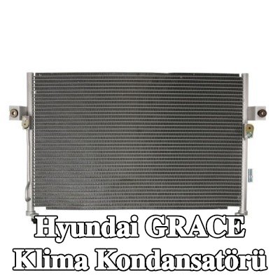 THERMOTEC Klima kondansatörü 630 x 395 x 16 mm, kurutucu olmadan — 1998 Hyundai Grace