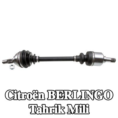 FEBI BILSTEIN Tahrik mili Ön Aks Sol, somunlu, Çatlak Pim ile — 2020 Citroën Berlingo