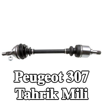 FEBI BILSTEIN Tahrik mili Ön Aks Sol, somunlu, Çatlak Pim ile — Peugeot 307
