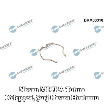 DR.MOTOR AUTOMOTIVE Tutma Kelepçesi, şarj havası hortumu — Nissan Micra