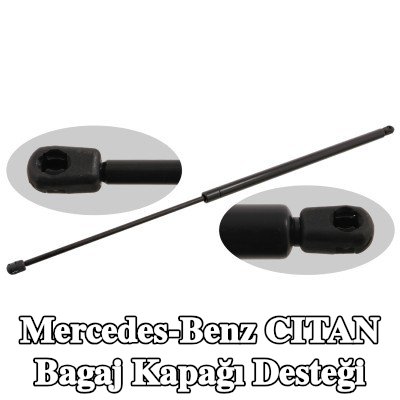FEBI BILSTEIN Bagaj kapağı amortisörü (Her iki taraf), 829mm — Mercedes-Benz Citan