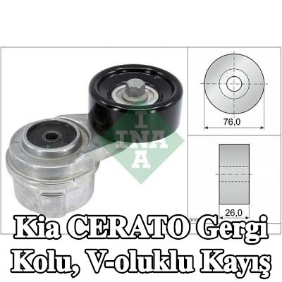 INA Gergi Kolu, V-oluklu kayış — Kia Cerato