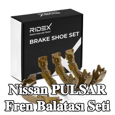 RIDEX Arka aks fren pabucu seti, 172mm — Nissan Pulsar