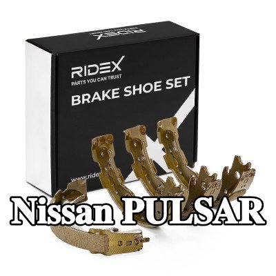 RIDEX مجموعة أحذية الفرامل للمحور الخلفي, 172mm — Nissan Pulsar