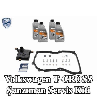 VAICO Aksesuarlarla birlikte şanzıman servis kiti, contalı/sızdırmaz, standart yağ değişimi için yağ miktarı ile — Volkswagen T-cross