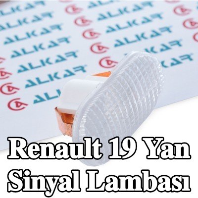 ALKAR Yan sinyal Sağ Ön, ampul yuvası olmadan — Renault 19