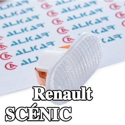ALKAR مؤشر جانبي أمامي أيمن, بدون حامل لمبة — 2000 Renault Scénic
