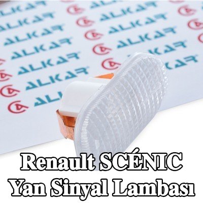 ALKAR Yan sinyal Sağ Ön, ampul yuvası olmadan — 2002 Renault Scénic