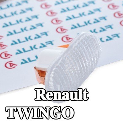 ALKAR مؤشر جانبي أمامي أيمن, بدون حامل لمبة — 2000 Renault Twingo