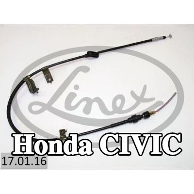 LINEX كابل، فرامل الخدمة — Honda Civic