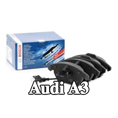 BOSCH مجموعة وسادات الفرامل 20, 4mm, مع لوحة مانعة للصرير, مع دليل التركيب, مع مشبك مكبس — 2011 Audi A3