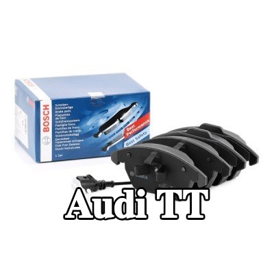 BOSCH مجموعة وسادات الفرامل 20, 4mm, مع لوحة مانعة للصرير, مع دليل التركيب, مع مشبك مكبس — 2012 Audi Tt