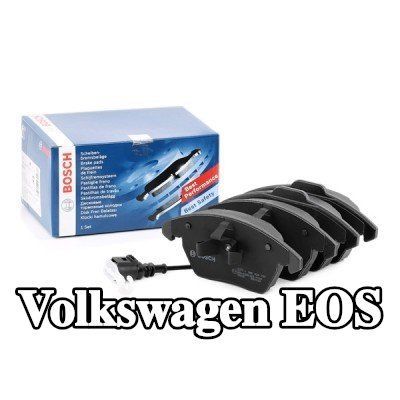 BOSCH مجموعة وسادات الفرامل 20, 4mm, مع لوحة مانعة للصرير, مع دليل التركيب, مع مشبك مكبس — Volkswagen Eos