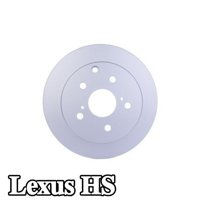 HELLA قرص مكابح PRO, Outer Diameter: 281mm, صلب, مطلي, بدون محور عجلة, بدون مسامير عجلة — Lexus Hs
