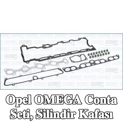 AJUSA Conta seti, valf gövdesi contalı silindir kafası, silindir kafası contası olmadan — Opel Omega