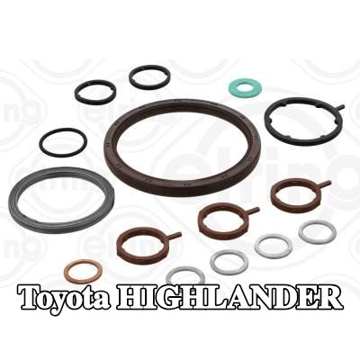 ELRING مجموعة حشيات علبة المرافق مع مانع تسرب العمود المرفقي — Toyota Highlander