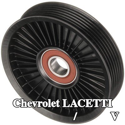 GATES بكرة الانحراف/التوجيه, حزام V-ribbed DriveAlign, Outer Diameter: 113mm, مع أخاديد — 2003 Chevrolet Lacetti