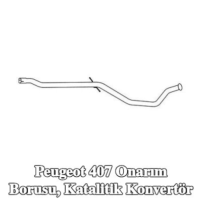 VEGAZ Onarım borusu, katalitik konvertör Merkez — Peugeot 407