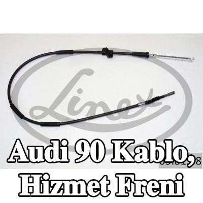 LINEX Kablo, hizmet freni — Audi 90
