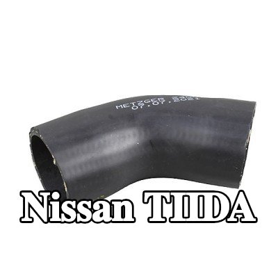 METZGER خرطوم سحب الشاحن مبرد هواء الشحن, يمين, علوي, بدون مشابك — Nissan Tiida